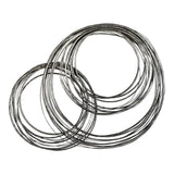 Moes Home Iron Rings Wall Decor in Antique Silver