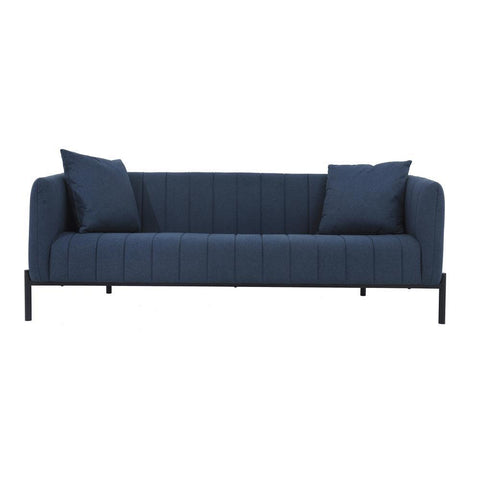 Moes Home Jaxon Sofa in Dark Blue