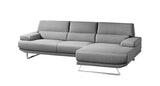 Moes Home Jenn Sectional Right in Dark Grey