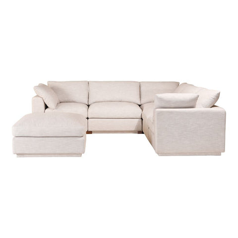 Moes Home Justin Signature Modular Sectional Taupe