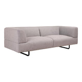 Moes Home Langdon Sofa in Light Grey