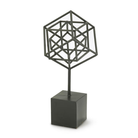 Moes Home Nested Cubes on Stand Black Small