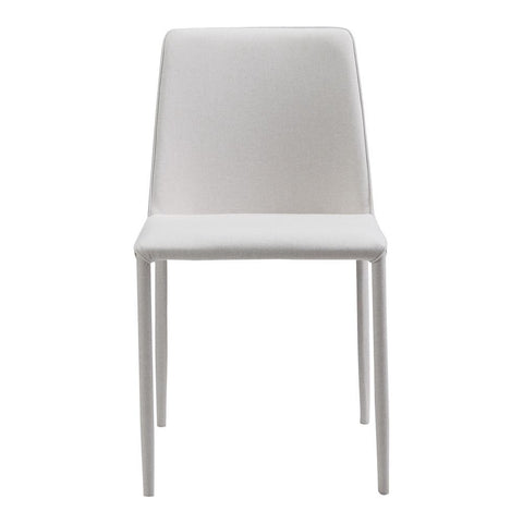 Moes Home Nora Fabric Dining Chair White-Set Of Two