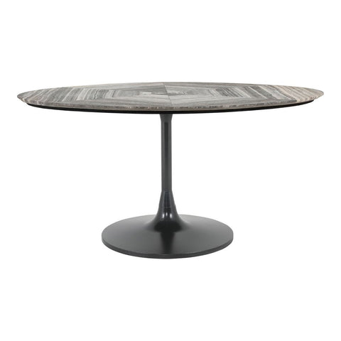 Moes Home Nyles Oval Marble Dining Table