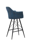 Moes Home Olivier Counter Stool Blue