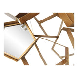 Moes Home Pentagon Mirror Wall Decor in Gold