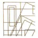 Moes Home Rectangles Wall Decor in Gold