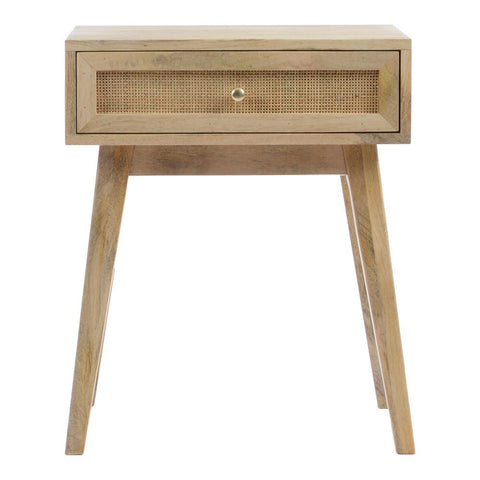 Moes Home Reed Side Table Natural