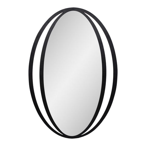 Moes Home Reflect Mirror Black in Black