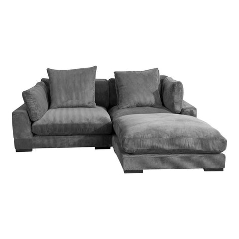 Moes Home Tumble Nook Modular Sectional Charcoal