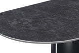 Moes Home Velutina Extension Dining Table in Black