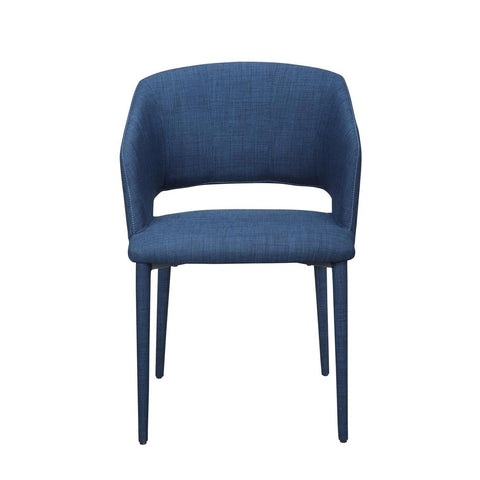 Moes Home William Dining Chair Navy Blue