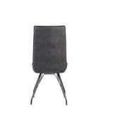 Moes Home Wilson Side Chair-Set Of Two in Charcoal Grey