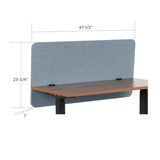 OS Home and Office Furniture Model 23002 Privacy Screen/Tack Board for Model 23000 Adjustable Desk