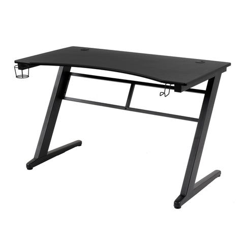 OS Home and Office Furniture Model 42245 Gaming Desk with Laminate Tactical Carbon Fiber Top