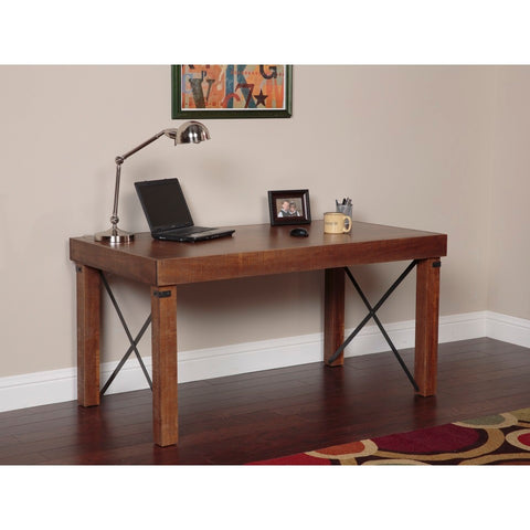 OS Home and Office Model 33220 Industrial Collection Island Desk