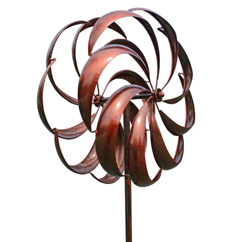 OS Home and Office Model 622113 Copper Swirl Wind Spinner