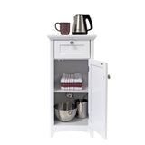 OS Home and Office Space Saving Storage Cabinet with One Drawer and One Door