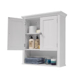 OS Home and Office Two Door Wall Cabinet with shelves