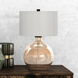 Hudson & Canal Laelia Table Lamp In Luster Glass