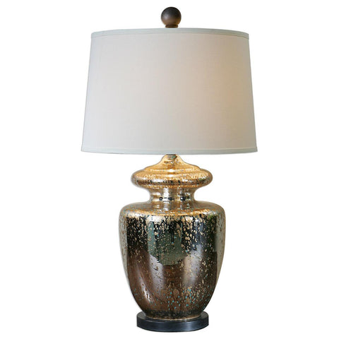 Uttermost Ailette Antiqued Mercury Glass Lamp