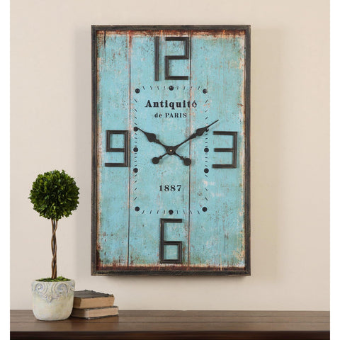 Uttermost Antiquite Distressed Wall Clock