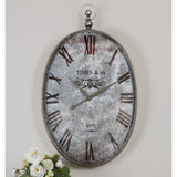 Uttermost Argento Antique Wall Clock