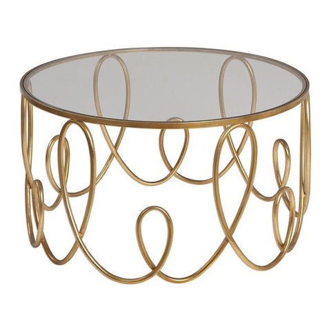 Uttermost Brielle Gold Coffee Table
