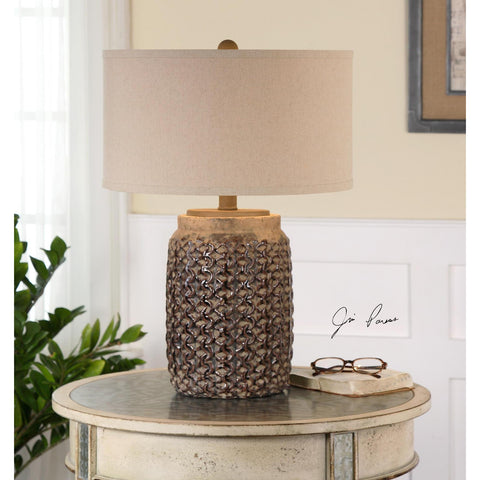 Uttermost Bucciano Textured Ceramic Table Lamp