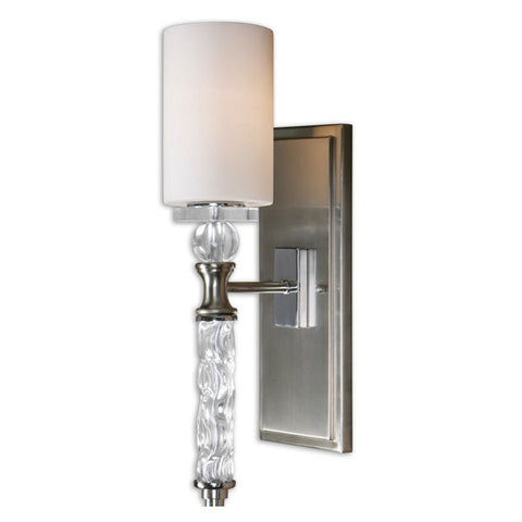 Uttermost Campania 1 Lt Wall Sconce w/ Frosted Glass Shade