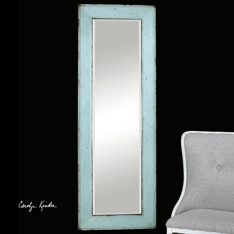 Uttermost Chasity Light Blue Leaner Mirror