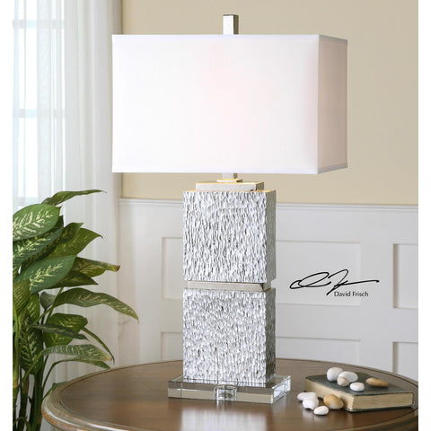 Uttermost Eumelia Silver Table Lamp