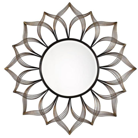Uttermost Imani Iron Sunflower Mirror