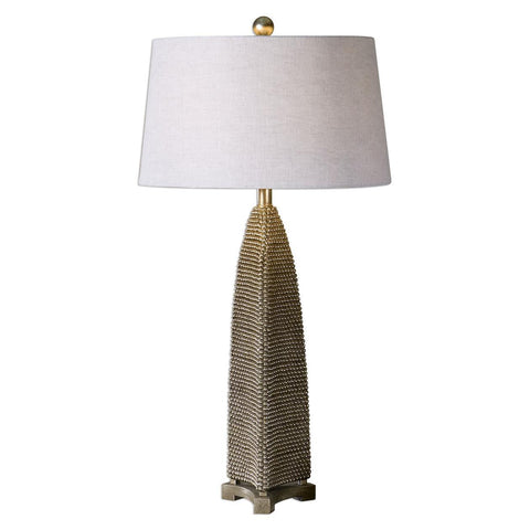 Uttermost Kolva Antiqued Silver Table Lamp