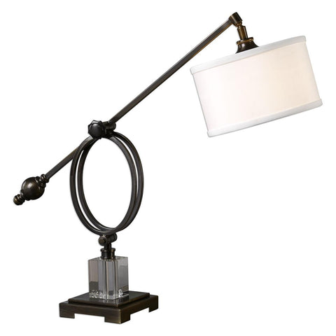 Uttermost Levisa Dark Bronze Desk Lamp