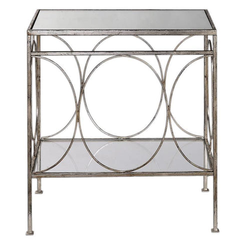 Uttermost Luano Silver End Table