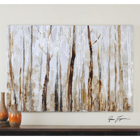 Uttermost Mystic Forest Hand Painted Art