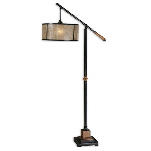 Uttermost Sitka Floor Lamp w/ Natural Mica Shade
