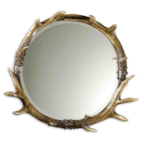 Uttermost Stag Horn Mirror