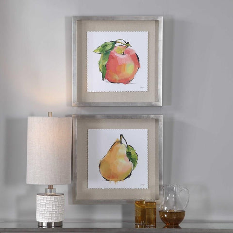 Uttermost Uttermost Designer Fruits Framed Prints, Set of 2