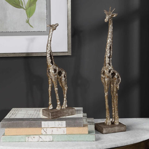 Uttermost Uttermost Masai Giraffe Figurines, Set of 2