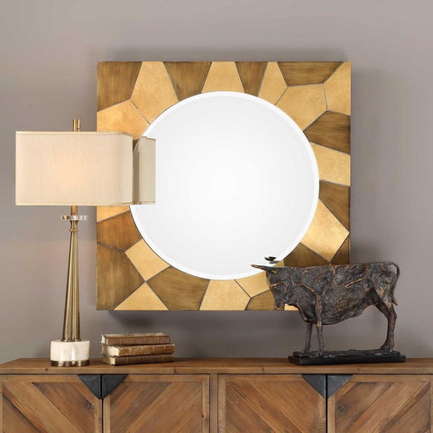 Uttermost Uttermost Ussana Patterned Wood Mirror