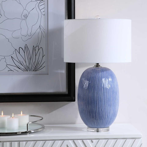Uttermost Uttermost Westerly Blue Table Lamp
