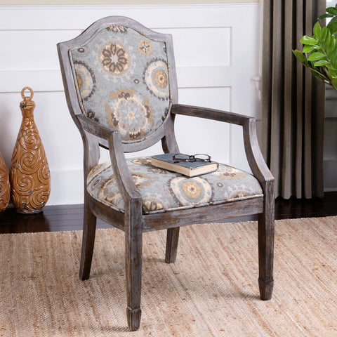 Uttermost Valene Weathered Accent Chair