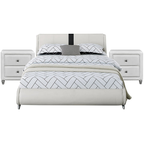 Camden Isle Carlton Bed with 2 Nightstands