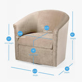 Comfort Pointe Elizabeth Sand Swivel Chair