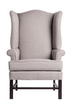 Comfort Pointe Chippendale Wing Chair - Jitterbug Linen