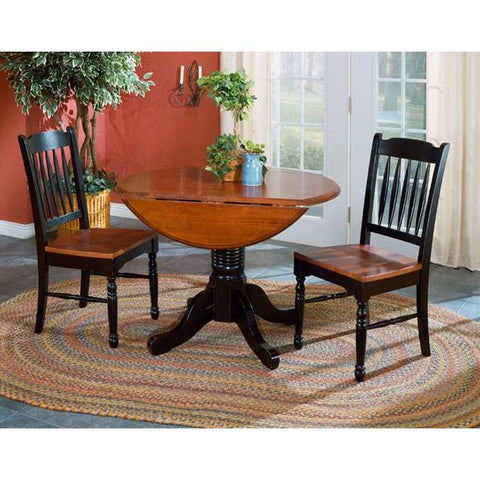 A-America British Isles 42" Round Double Drop-Leaf Dining Table