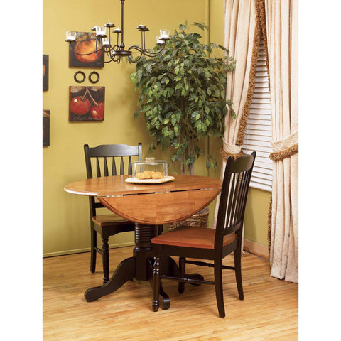 A-America British Isles 42" Round Double Drop-Leaf Dining Table