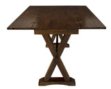 A-America Brooklyn Heights Flip Top Dining Table in Warm Grey